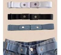 Shein Cinturón elástico de cintura, ajustable, diseño sin hebilla, adecuado para vaqueros, cintura elástica invisible, unisex, cinturón adelgazante - Comodi