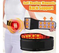 Shein Cinturón magnético ajustable de soporte lumbar autocalentable, cinturón de masaje y soporte para la cintura