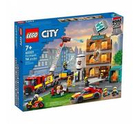 Shein CITY - CUERPO DE BOMBEROS, 60321, TIENDA CON LICENCIA OFICIAL, ENVÍO 24-72H LABORABLES, JUGUETES, 766 BRICKS DE PIEZAS, ORIGINALES, FUEGO, INCENDIO