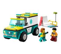 Shein City® Emergency Ambulance and Snowboarder 4+ 60403