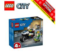 Shein CITY - PERSECUCIÓN EN MOTO DE POLICÍA, 60455, TIENDA CON LICENCIA OFICIAL, ENVÍO 24-72H LABORABLES, JUGUETES, 65 BRICKS DE PIEZAS, ORIGINALES