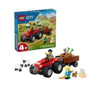 Shein City® Red Farm Tractor with Trailer & Sheep KIDS 4+ 60461