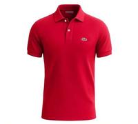 Shein Classic Men's Polo Shirts Red