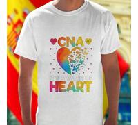 Shein CNA Heart Butterfly Camiseta Hombre Moda Casual Verano Algodón Cómoda Diseño Exclusivo Oferta Especial Regalo Ideal Juventud