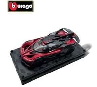 Shein Coche a escala 1:64 modelo Bolide Racing Sports de Bburago, hecho de metal fundido - con funda protectora para el coche incluida