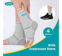 Shein Cofoe Mangas de compresión de soporte para el tobillo para hombres y mujeres, protector de tobillo para deporte diario, carrera, deportes - Manguito p