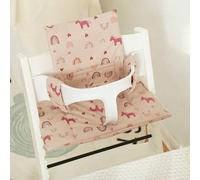 Shein Cojín clásico Stokke Tripp Trapp para bebé, fácil de limpiar, impermeable y suave, para silla alta de bebé Tripp Trapp, accesorios con diseños de dino