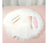 Shein Cojín de mano suave y esponjoso para arte de uñas - Almohadilla de manicura esponjosa para salón de uñas - Alfombrilla de cuidado de uñas plegable y r