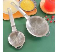 Shein Colador de malla fina de acero inoxidable 304, filtro de leche de soja para el hogar, filtro de arroz y aceite, colador integrado, accesorios de cocin