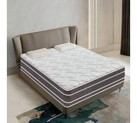 Shein Colchón 140x190 cm Grosor 30 cm, Colchón híbrido con muelles ensacados y viscoelástico, con Viscosoft, Firmeza y Confort, Firmeza Media-Alta