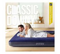 Shein Colchón Inflable INTEX - Alta Capacidad de Carga, Inflado Rápido, Suave y Cómodo, Fácil de Limpiar | Tamaño Individual/Doble, Portátil para Camping, H