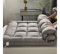 Shein Colchoneta de 1,18-1,95 pulgadas de grosor, súper suave y amigable con la piel, transpirable y esponjosa, adecuada para tatami, dormitorio y camping -