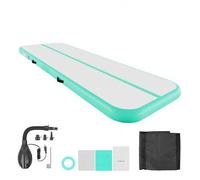 Shein Colchoneta de gimnasia inflable 300x100x10 cm, colchoneta de entrenamiento Airtrack para entrenamiento, deportes de competición y yoga, con superficie