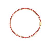 Shein Colección BREIL JEWEL LADY MAGNETICA SYSTEM, COLLARES DE ACERO Y PIEDRAS NATURALES, 45 mm, color ORO con ÁGATA - TJ3379