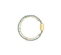 Shein Colección BREIL JEWEL LADY MAGNETICA SYSTEM, PULSERAS DE ACERO INOXIDABLE COLOREADO 19,5, color ORO con ÁGATA - TJ3763