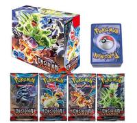 Shein Colección de cartas Pokémon Anime dibujos animados Pokémon Trading Card Game Scarlet & Violet - Obsidian Flames, juguetes y regalos para fans, colecci