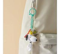 Shein Colgante 3D con figura de Snoopy de pie, diseño divertido (1 pieza), serie fiesta de cumpleaños de Snoopy