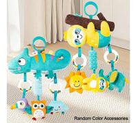 Shein Colgante de carillón de viento con diseño de dibujos animados para hombres y mujeres, juguete de peluche relajante para asiento de coche de bebé, colg