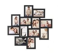 Shein Collage de Marco de Fotos, 12 Marcos para Fotos 10 x 15 cm, Marcos de fotos para Pared, Marcos Múltiples, Decoración de pared, Negro Tinta , Regalo de