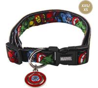 Shein Collar Para Perros Xxs/Xs Marvel Black - Collar para Perro MARVEL Talla XXS/XS - Collar Para Perro MARVEL Diseño Único y Licencia Oficial