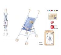 Shein ColorBaby - Sillita carrito de muñecas sillas de paseo plegable juguete de calidad para niños y niñas oficial y original garantizado Color rosas,az