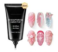 Shein COLOURSMILE Gel de escultura 3D de 35ML para uñas, pegamento de uñas en gel súper fuerte para decoración de uñas 3D, brillos, gemas, diamantes y arte