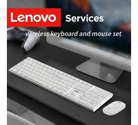 Shein Combo de teclado y mouse inalámbrico 2.4G, 105 teclas, diseño delgado y minimalista, adecuado para oficina, hogar, escritorio, portátil, tableta