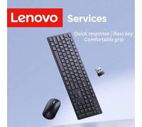 Shein Combo de teclado y mouse inalámbrico de alto rendimiento Lenovo de 2.4G, conexión estable, sin retraso, larga duración de la batería, agarre cómodo, c