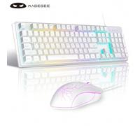 Shein Combo De Teclado Y Ratón Para Juegos Magegee, Teclado Retroiluminado K1 Rgb Led Con 104 Teclas, Teclado Para Juegos De Computadora Pc Para Pc / Portát