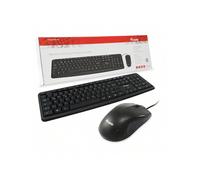 Shein Combo teclado + mouse usb equip life color negro