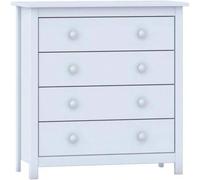 Shein Cómoda Tabac Madera de Pino izo Serie Alme Medidas: 78.5x75x35 cm AltoXAnchoXFondo Robusta y Duradera. (Blanqueado)