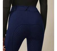 Shein Con los pantalones de montar/mallas de mujer Calm, con asiento de silicona completo antideslizante, adecuados para deportes de equitación
