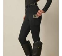 Shein Con los pantalones de montar/mallas de mujer Calm, con asiento de silicona completo antideslizante, adecuados para deportes ecuestres