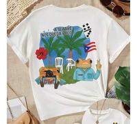 Shein Conejito 'DtMF' Puerto Rican Fun Frog Print Unique One Piece Personalización, Camiseta 100% algodón para niñas, Niñas Neuster, Camiseta para niñas de