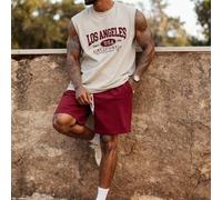 Shein Conjunto casual y maduro para hombres, popular en INS, versátil, adecuado para ropa deportiva, atuendos de vuelta a la escuela y regalos para novios.