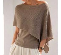 Shein Conjunto de 2 piezas de punto elegante con calado para mujer, top sin mangas y capa tipo shrug a juego, casual, suave, para uso diario y salidas, prim