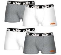 Shein Conjunto de 4 calzoncillos tipo boxer de KTM en blanco y gris claro. Envío gratuito en 24/48 horas