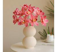 Shein Conjunto de 6 piezas Flor simulada de Huilan de tacto manual, ramo pequeño de flores para decoración del hogar, sala de estar, mesa de comedor, adorno