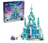 Shein Conjunto de construcción del Palacio de Hielo de de Frozen, Castillo de princesa con figuras de mini muñecas de Anna y , idea de regalo de juguete d