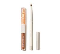 Shein Conjunto de delineador y lápiz labial suave estilo glam de los 90 - Conjunto de labios topo sombrío 3 en 1 con brillo labial voluminizador, lápiz labi