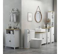 Shein Conjunto de muebles de baño, decoración de baño para el hogar, organizador de baño, accesorios de baño de verano, almacenamiento
