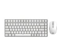 Shein Conjunto de teclado y mouse inalámbricos K1, diseño de teclas de dos tonos, rebote mecánico de tacto gelatinoso, ajuste de DPI de 3 niveles, compatibl