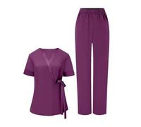 Shein Conjunto de uniforme de primavera para esteticista, clínica de bienestar, enfermera, dentista, personal de salud, hospital veterinario y laboratorio,