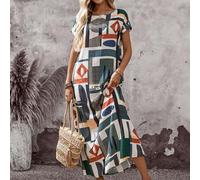 Shein Conjunto de vestidos largos de verano para mujer, atuendos de vacaciones, atuendos de mujer para conciertos country, atuendos de maestra