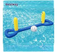 Shein Conjunto inflable de baloncesto Bestway 52133/52123/52418, juego de piscina flotante, conjunto de pelota de agua para nadar, juego de piscina inflable