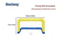 Shein Conjunto inflable de baloncesto Bestway 52133/52123/52418, juego de piscina flotante, conjunto de pelota de agua para nadar, juego de piscina inflable