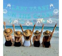 Shein Conjunto, Último brindis en la Bandera de despedida de soltero para fiesta de playa, decoraciones de fiesta de despedida de soltero costera para fiest