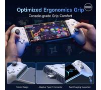 Shein Control de juego para teléfono móvil EasySMX M15 para Android/iOS serie 15 y superior, con retroalimentación de vibración de 6 niveles, botones mecáni