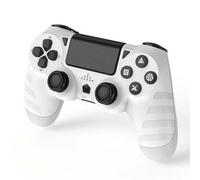 Shein Control inalámbrico compatible con PS4/Slim/Pro, con mango mejorado, doble vibración, batería de 1000mAh, sensor de movimiento de 6 ejes y cable de ca