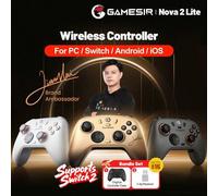 Shein Controlador de juegos GameSir Nova 2 Lite para PC, compatible con Windows PC, dispositivos iOS y Android, con joysticks de efecto Hall, gatillos analó